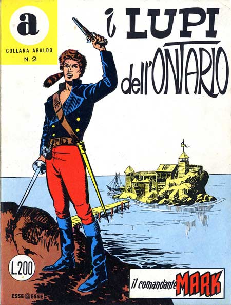 il Comandante Mark collana Araldo copertina numero 2