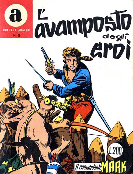 il Comandante Mark collana Araldo copertina numero 6