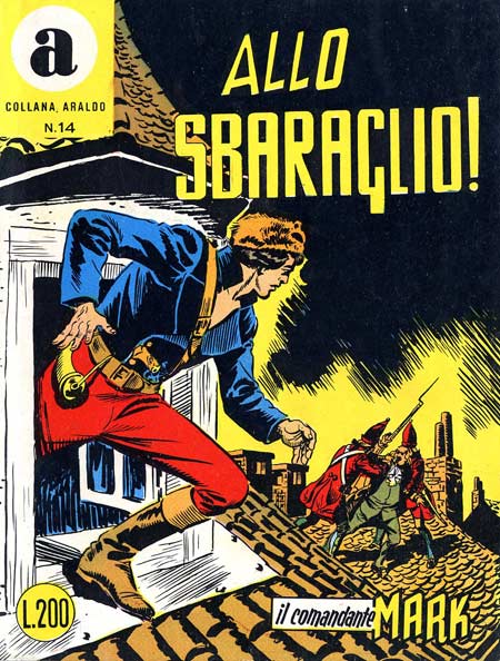 il Comandante Mark collana Araldo copertina numero 14