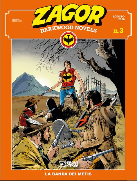 copertina Zagor Darkwood Novels 3 di Michele Rubini