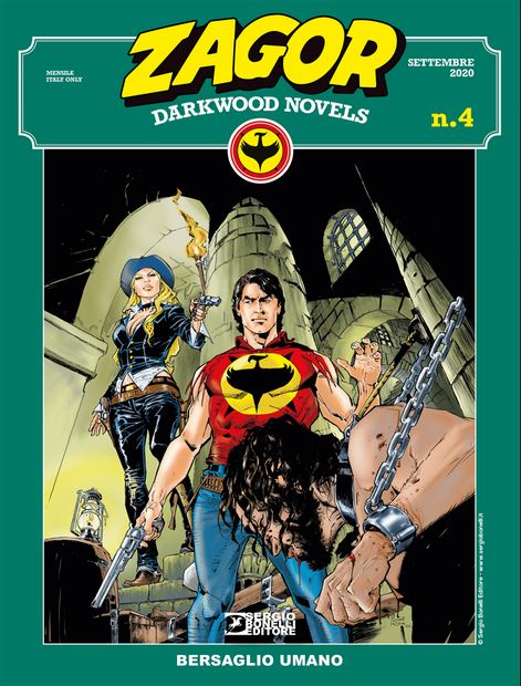 copertina Zagor Darkwood Novels 4 di Michele Rubini