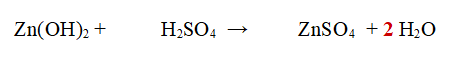 la reazione tra acido e idrossido forma sale e acqua
