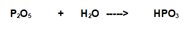 sintesi dell'acido metafosforico