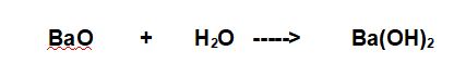 sintesi dell'idrossido di bario