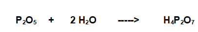sintesi dell'acido pirofosforico