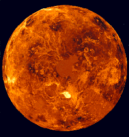 venus surface - superficie di Venere emisfero nord