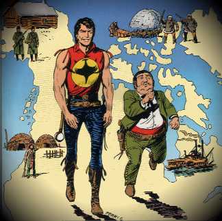 Zagor e Cico iniziano il viaggio