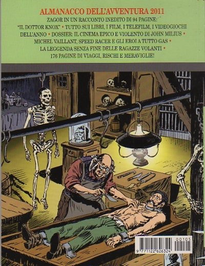 retro copertina almanacco dell'avventura (zagor) numero 13