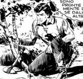 Prima apparizione di Zagor, disegno di Gallieno Ferri